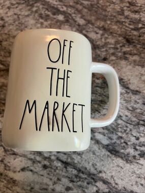 Rae Dunn "Off The Market" Ceramic Coffee Mug FUC